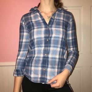 American eagle blue flannel